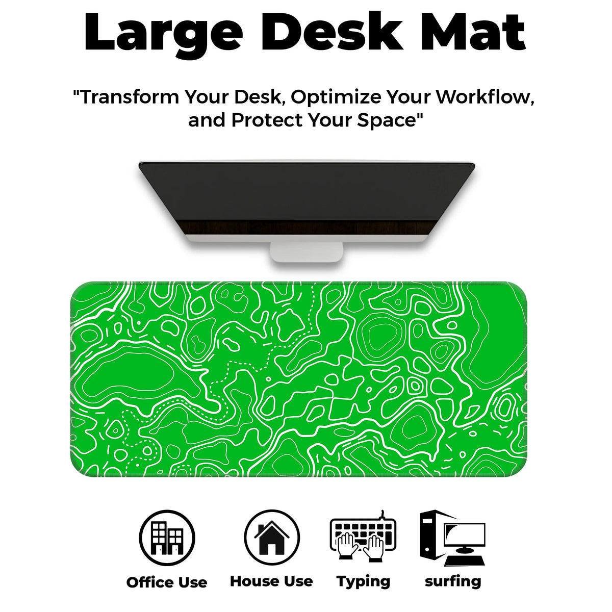 Topographic Deskmat