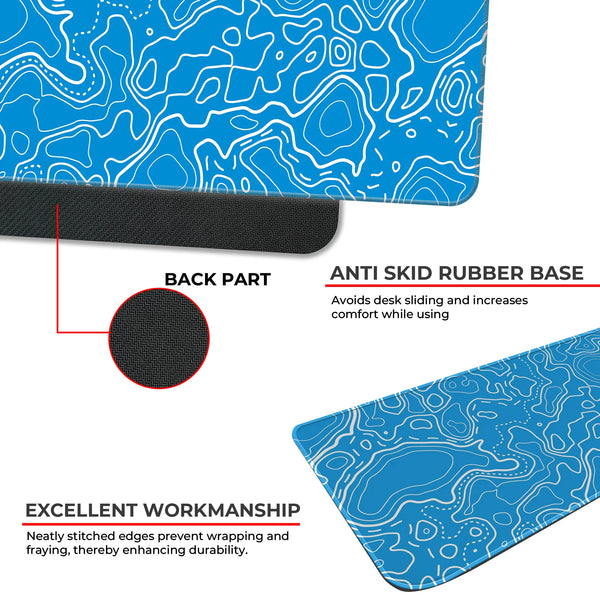 Topographic Deskmat