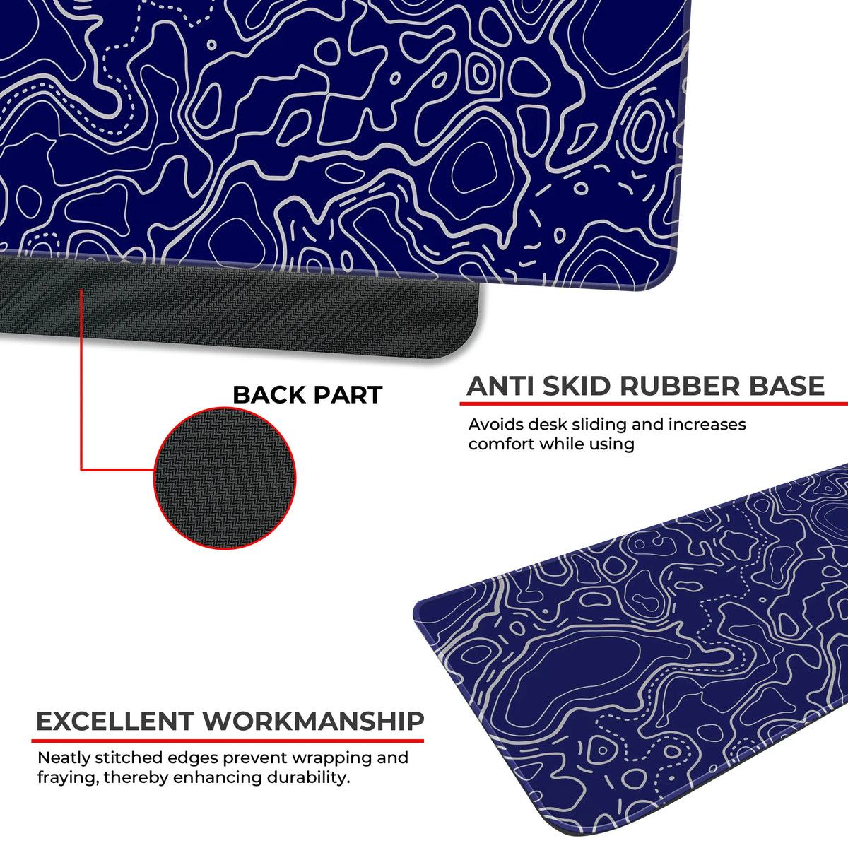 Topographic Deskmat