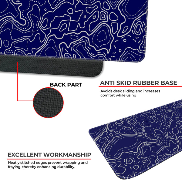 Topographic Deskmat