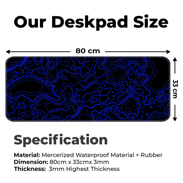 Topographic Deskmat