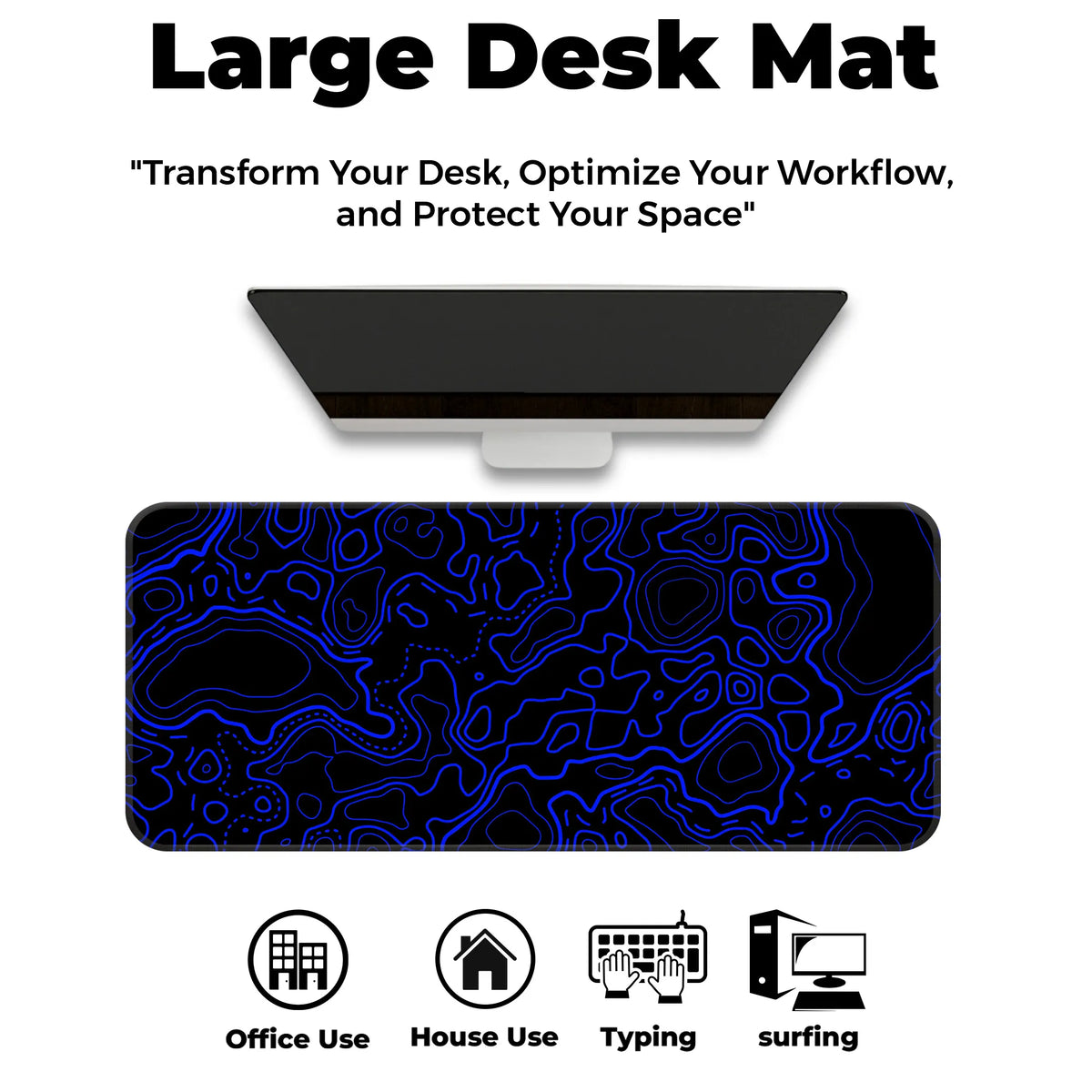 Topographic Deskmat