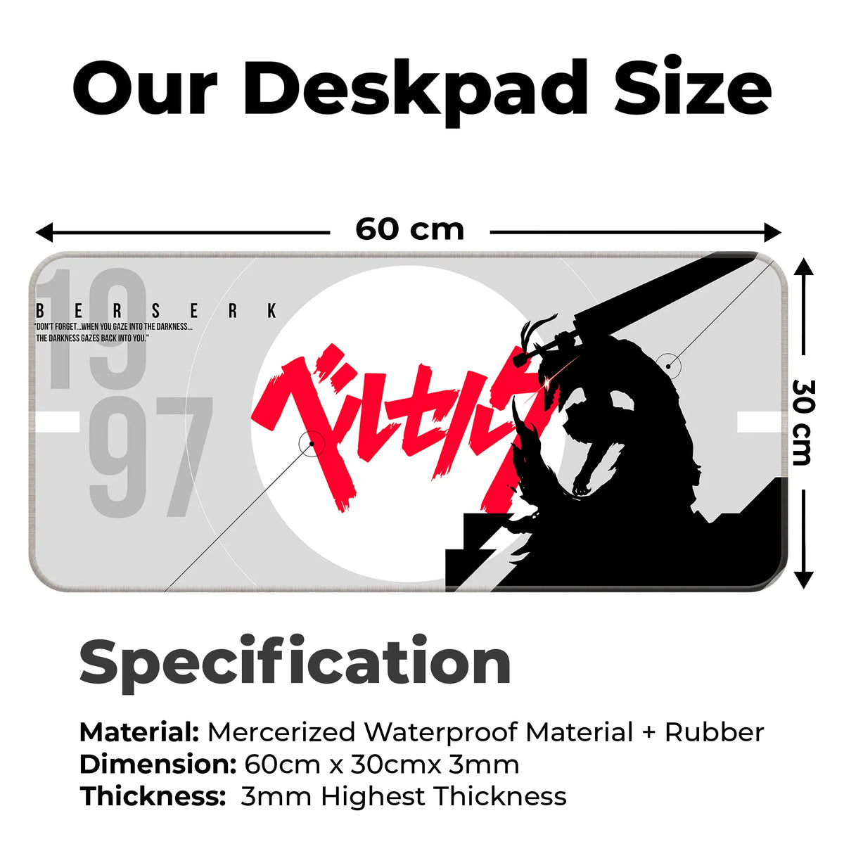 Berserk Anime Deskmat