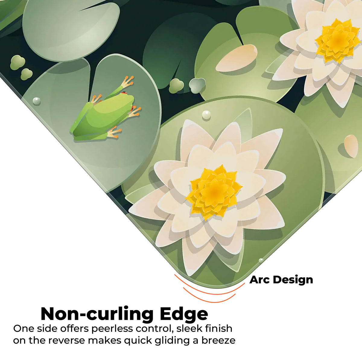 Frog & Lotus Pond Deskmat