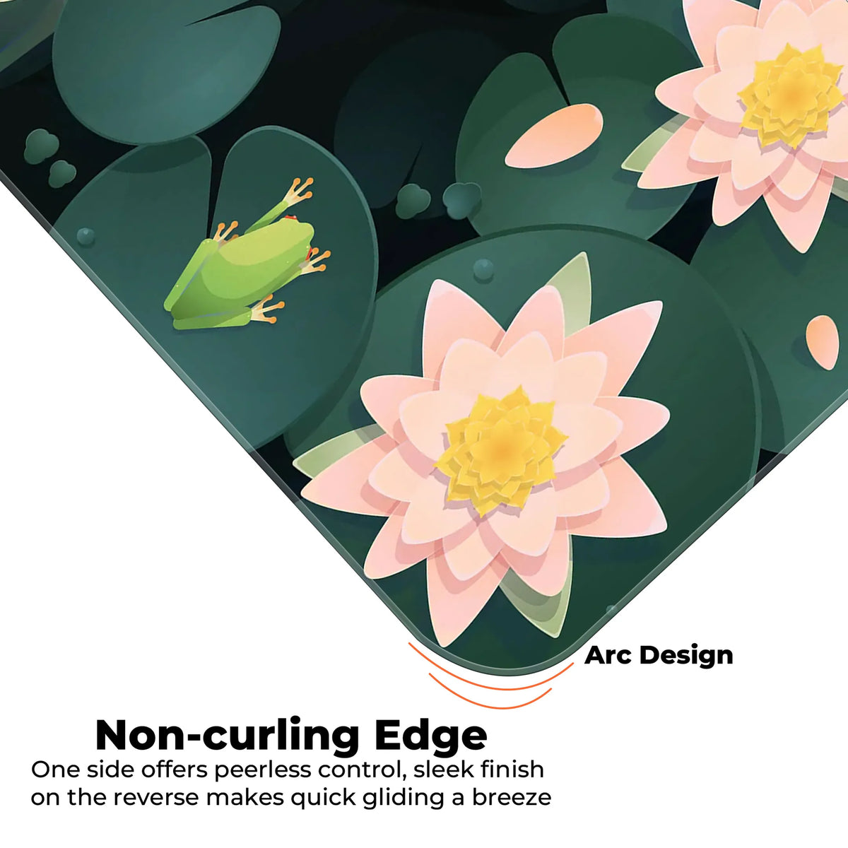 Frog & Lotus Pond Deskmat