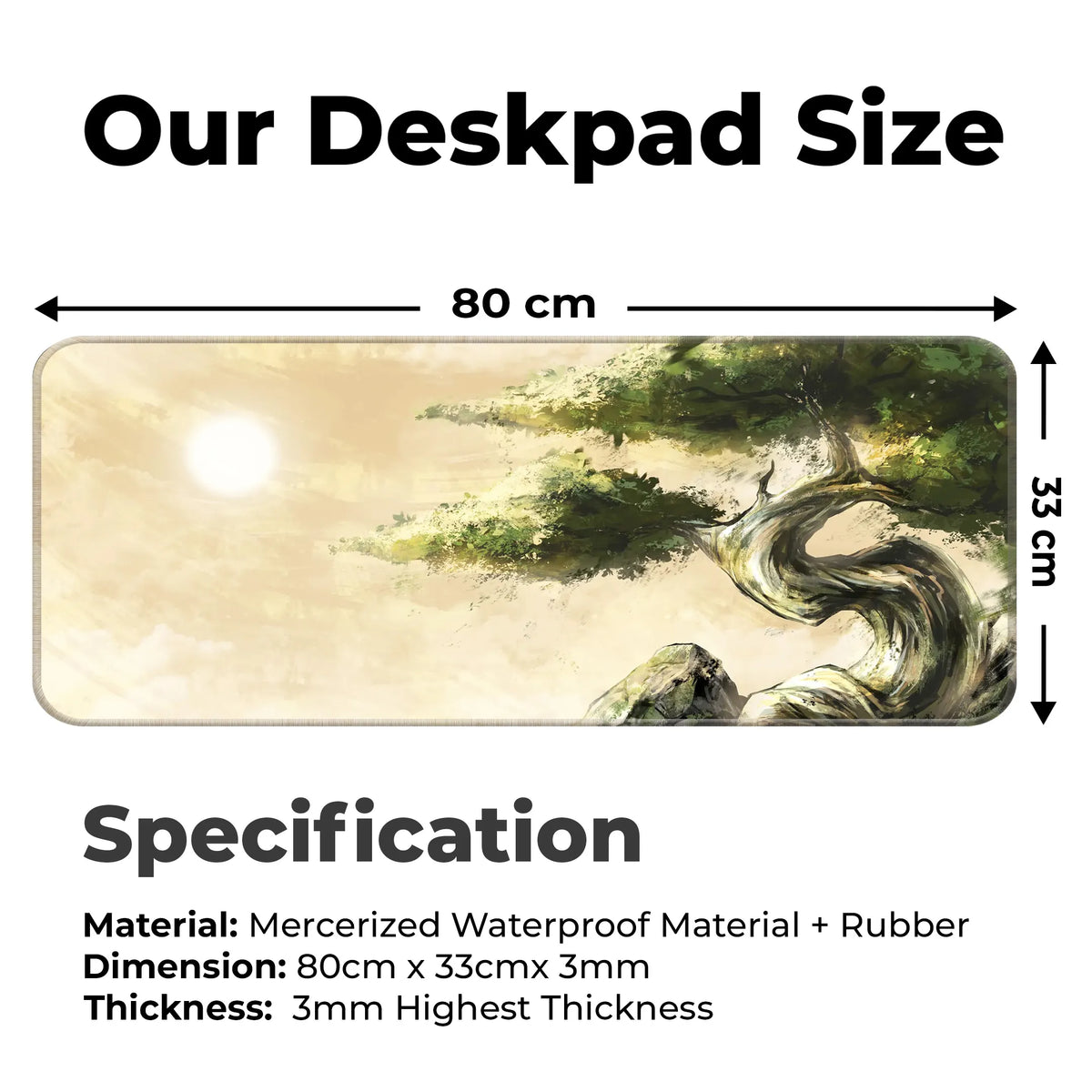 Ancient Wisdom Tree Deskmat