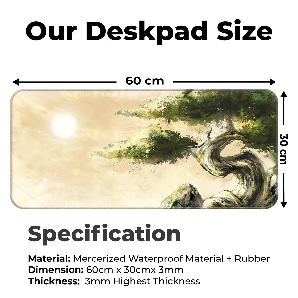 Ancient Wisdom Tree Deskmat