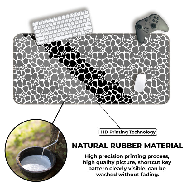 Rock pattern Deskmat