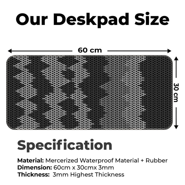 Pattern Reflux Deskmat