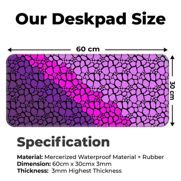 Rock pattern Deskmat