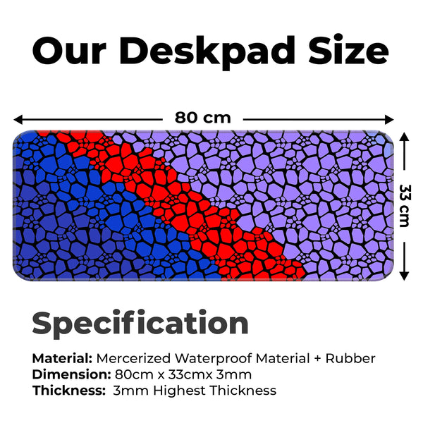 Rock pattern Deskmat