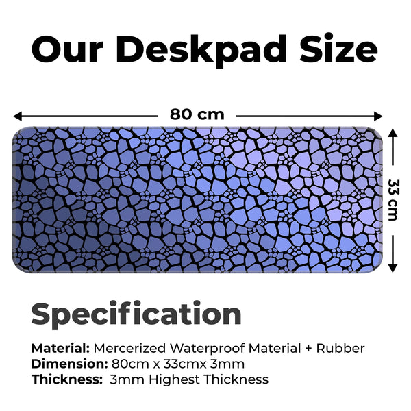 Rock pattern Deskmat