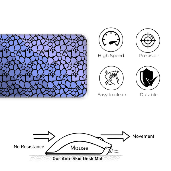Rock pattern Deskmat