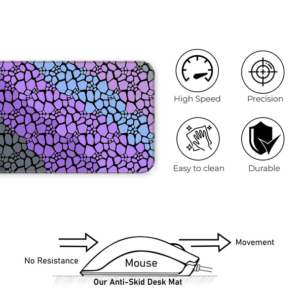 Rock pattern Deskmat