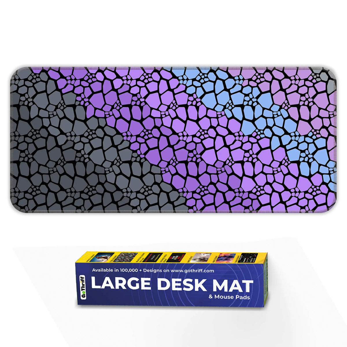 Rock pattern Deskmat