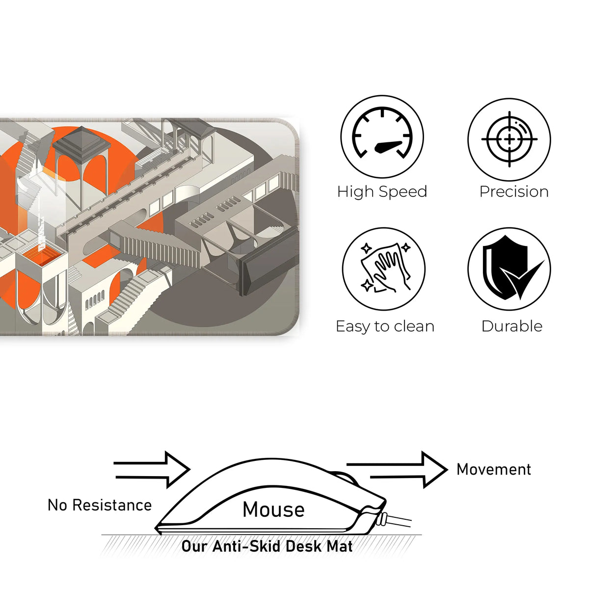 Impossible Architecture Deskmat