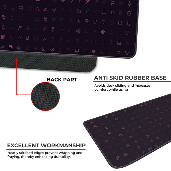 Cyber UI Icons Deskmat