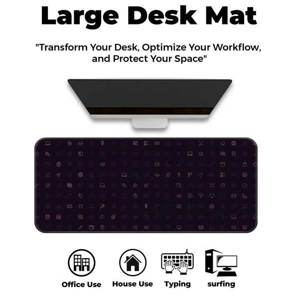 Cyber UI Icons Deskmat