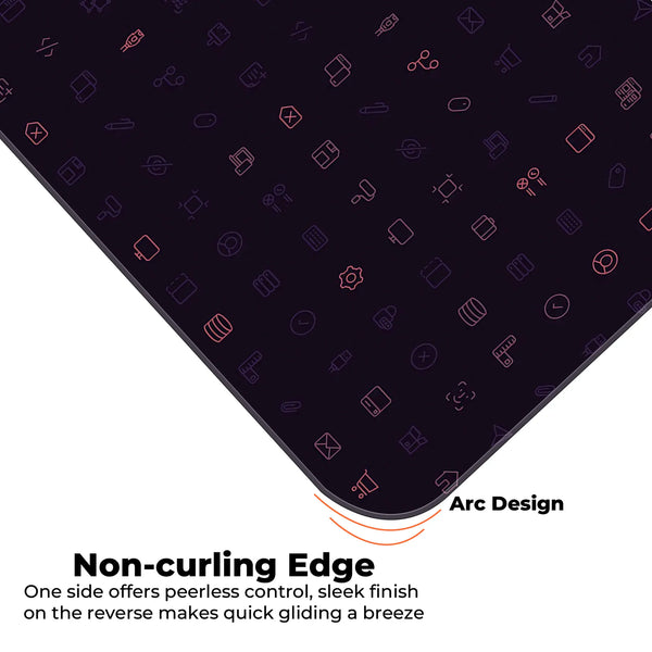 Cyber UI Icons Deskmat