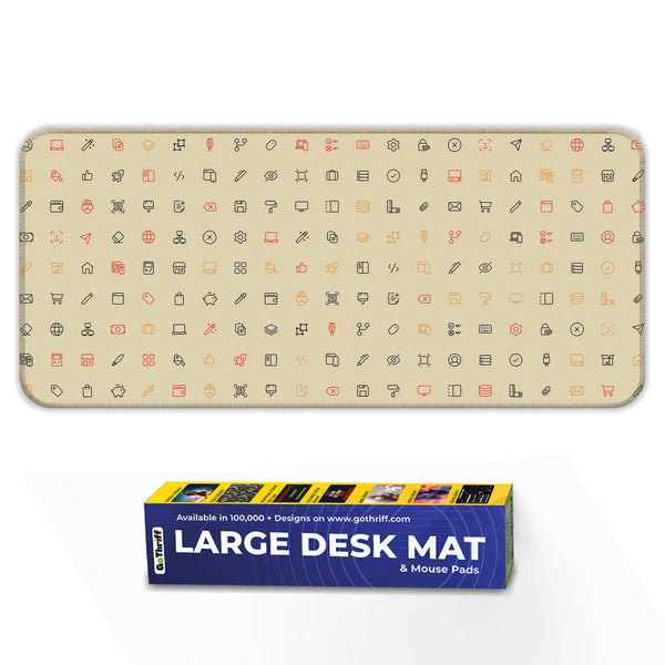Cyber UI Icons Deskmat