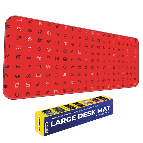 Cyber UI Icons Deskmat