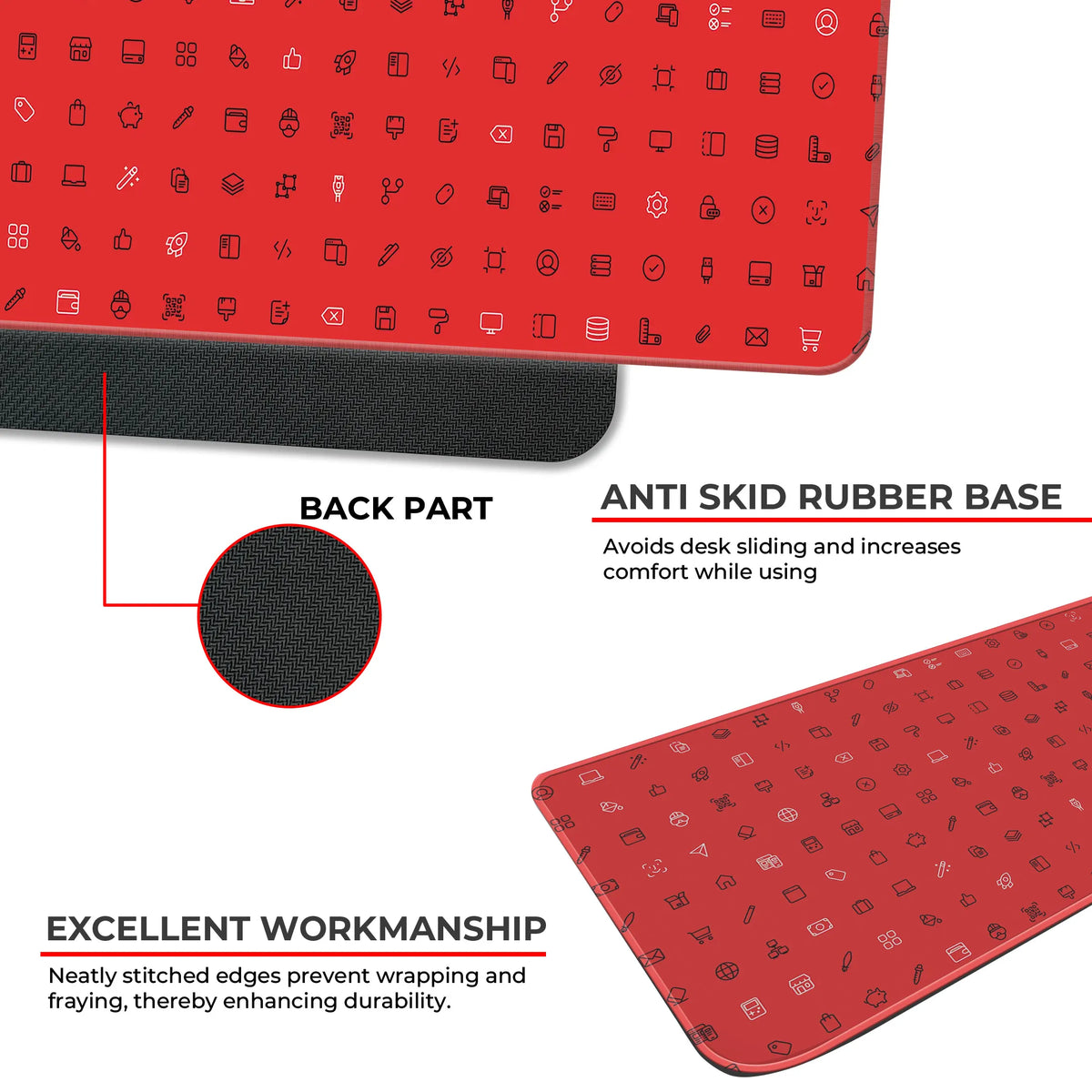 Cyber UI Icons Deskmat