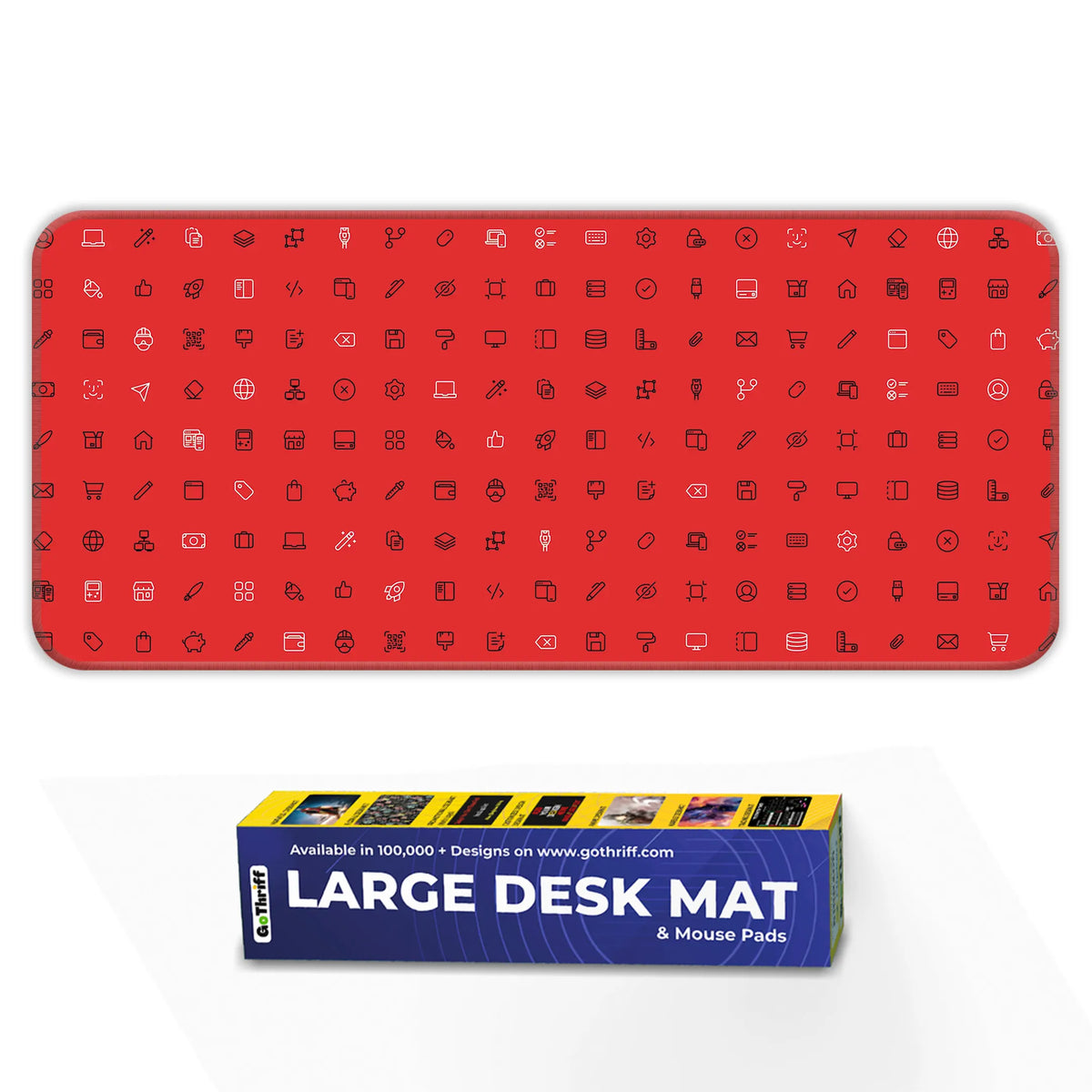 Cyber UI Icons Deskmat