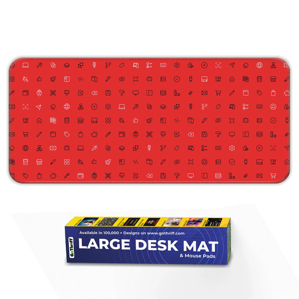 Cyber UI Icons Deskmat