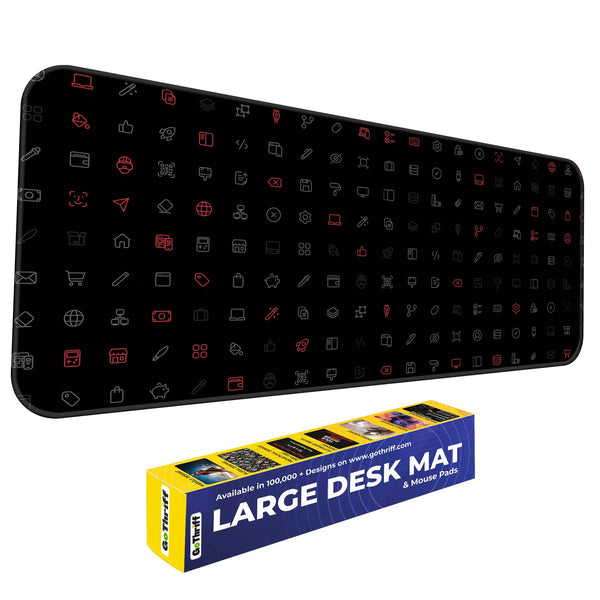 Cyber UI Icons Deskmat