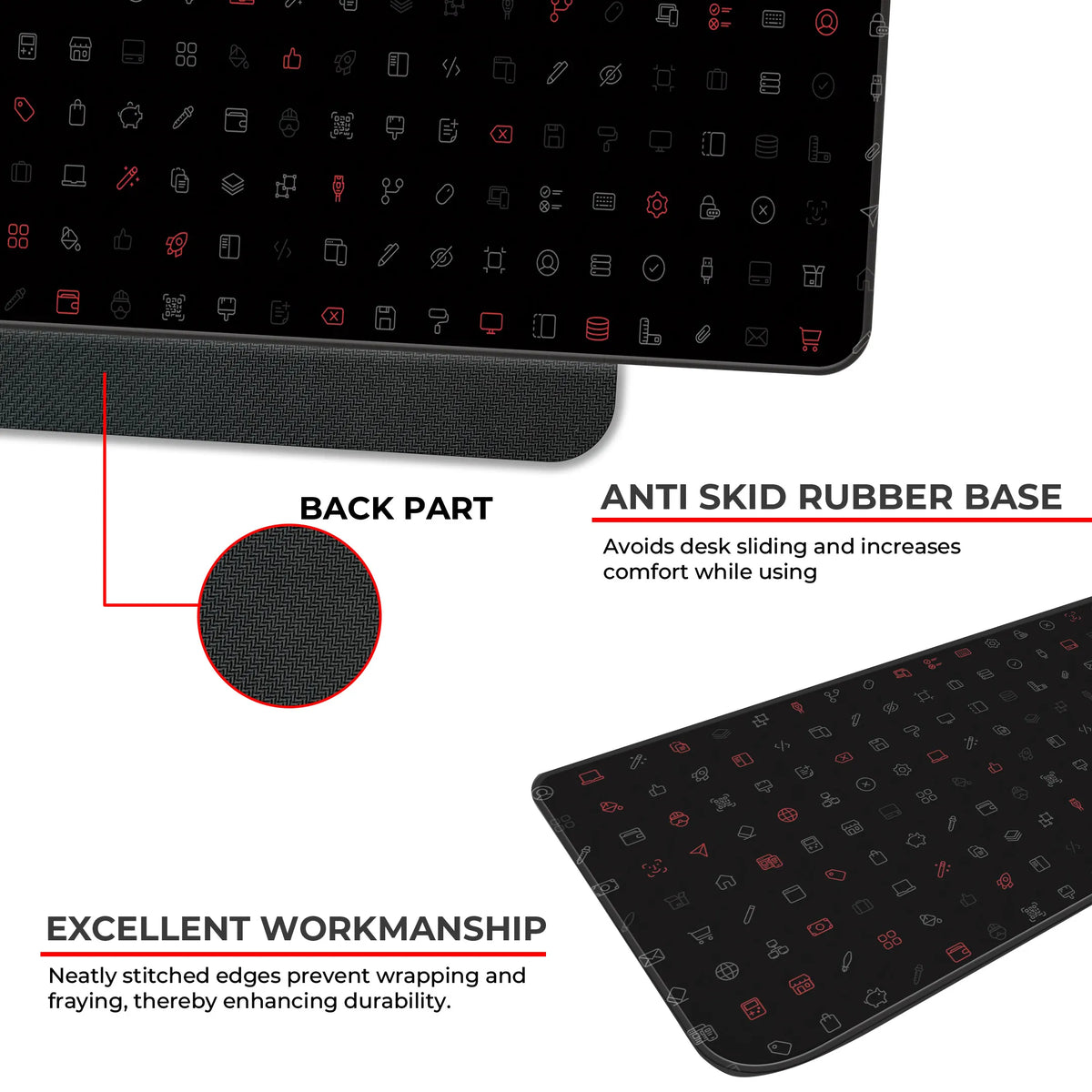 Cyber UI Icons Deskmat