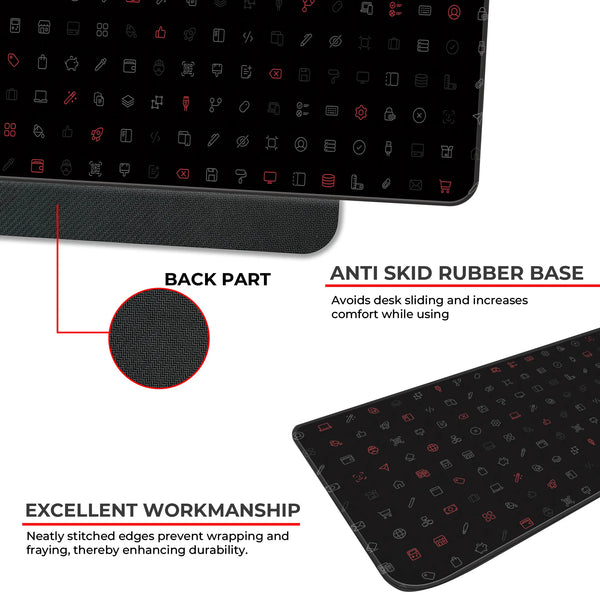 Cyber UI Icons Deskmat