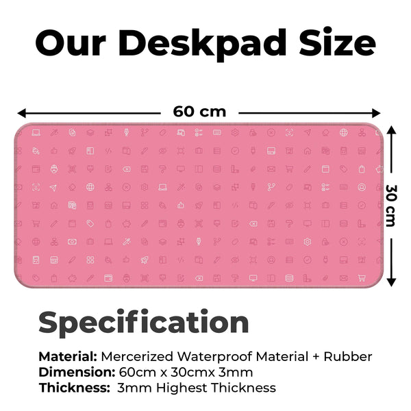 Cyber UI Icons Deskmat