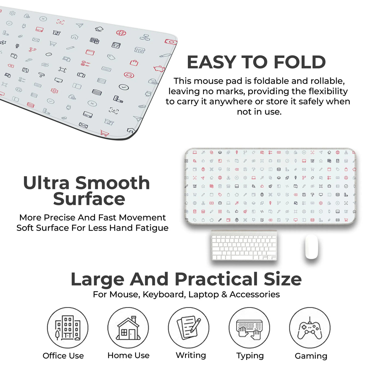 Cyber UI Icons Deskmat