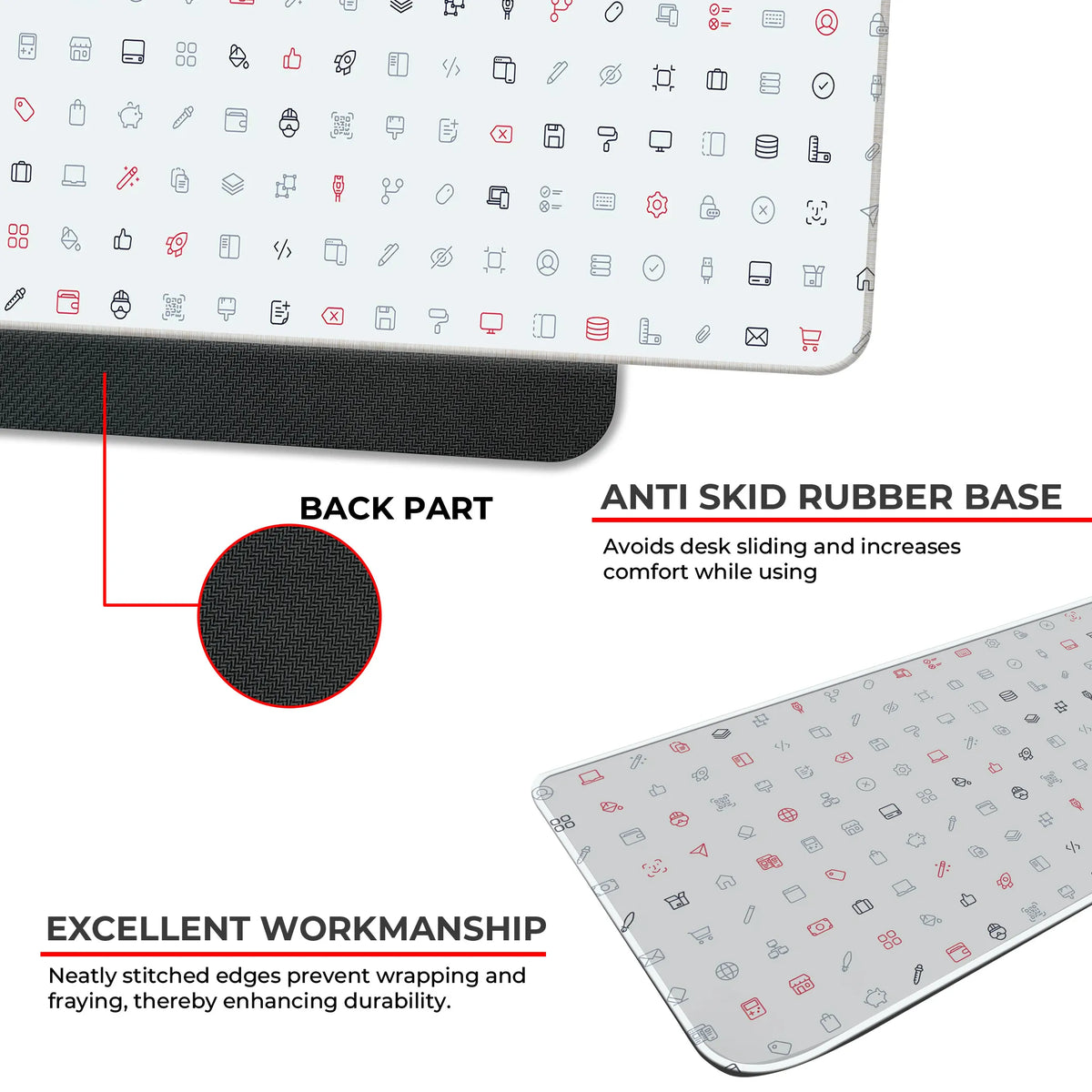 Cyber UI Icons Deskmat
