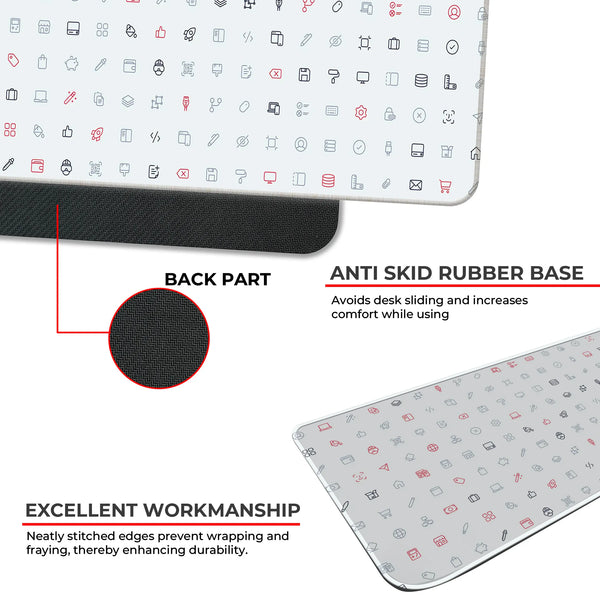 Cyber UI Icons Deskmat