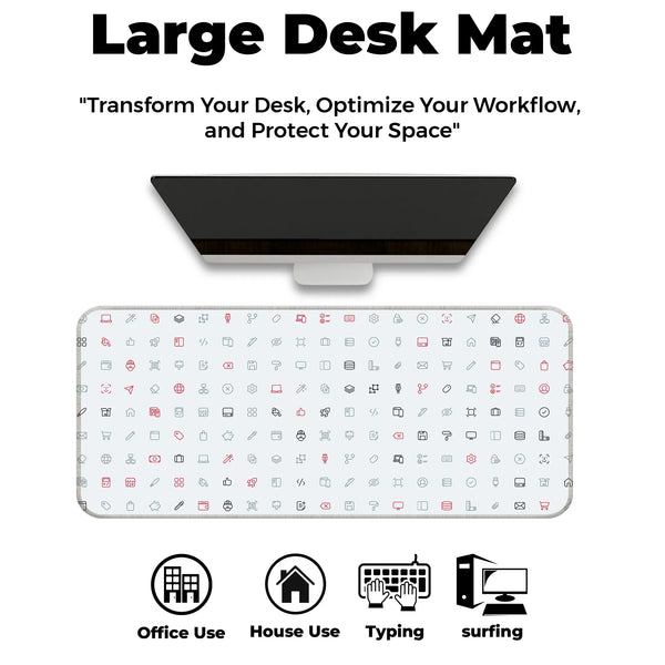 Cyber UI Icons Deskmat