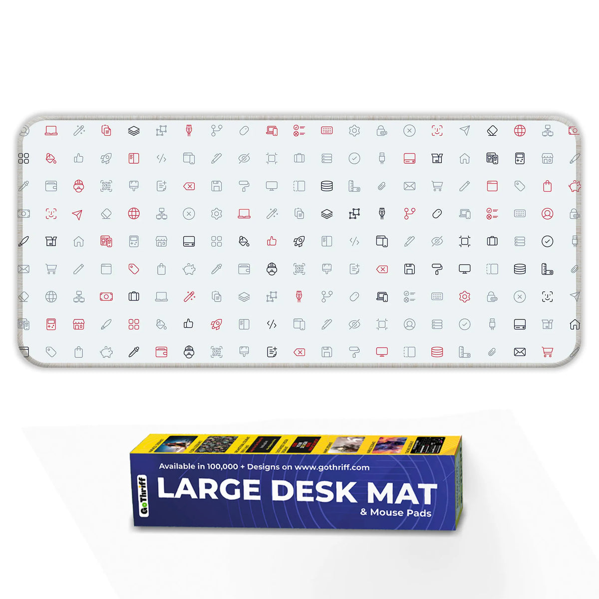 Cyber UI Icons Deskmat