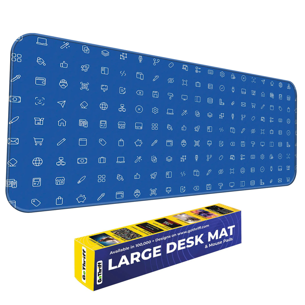 Cyber UI Icons Deskmat