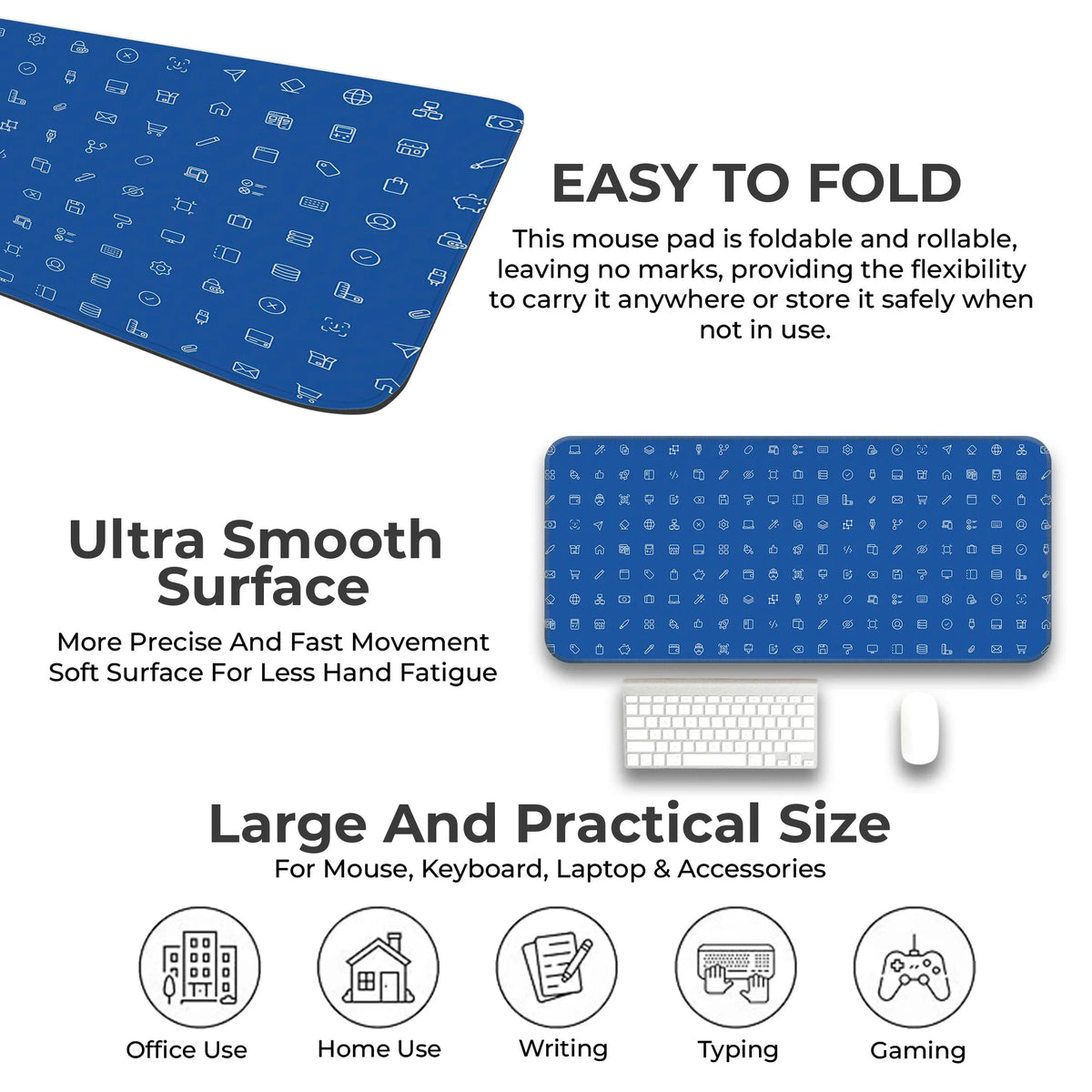 Cyber UI Icons Deskmat