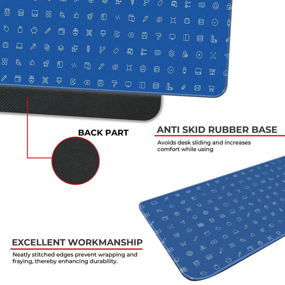 Cyber UI Icons Deskmat