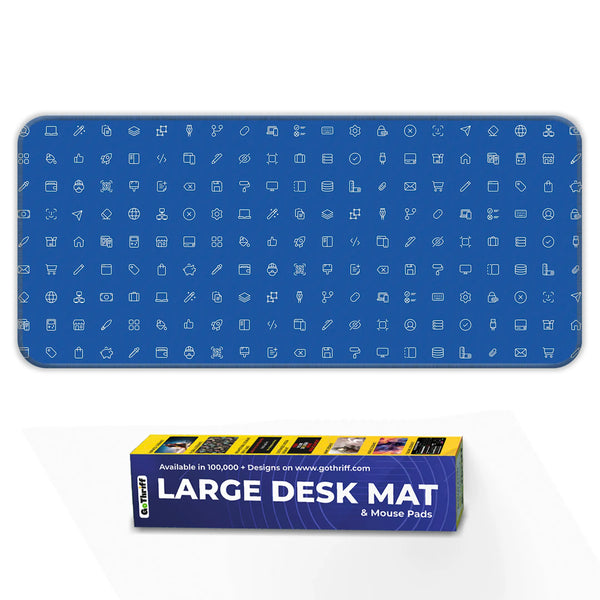 Cyber UI Icons Deskmat