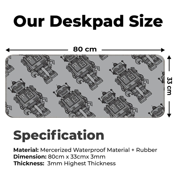 Retro Robot Deskmat