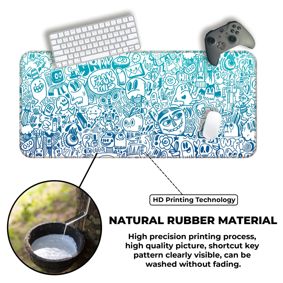 Graffiti Doodle Deskmat