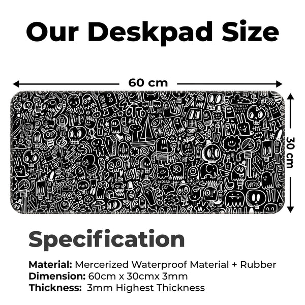 Graffiti Doodle Deskmat