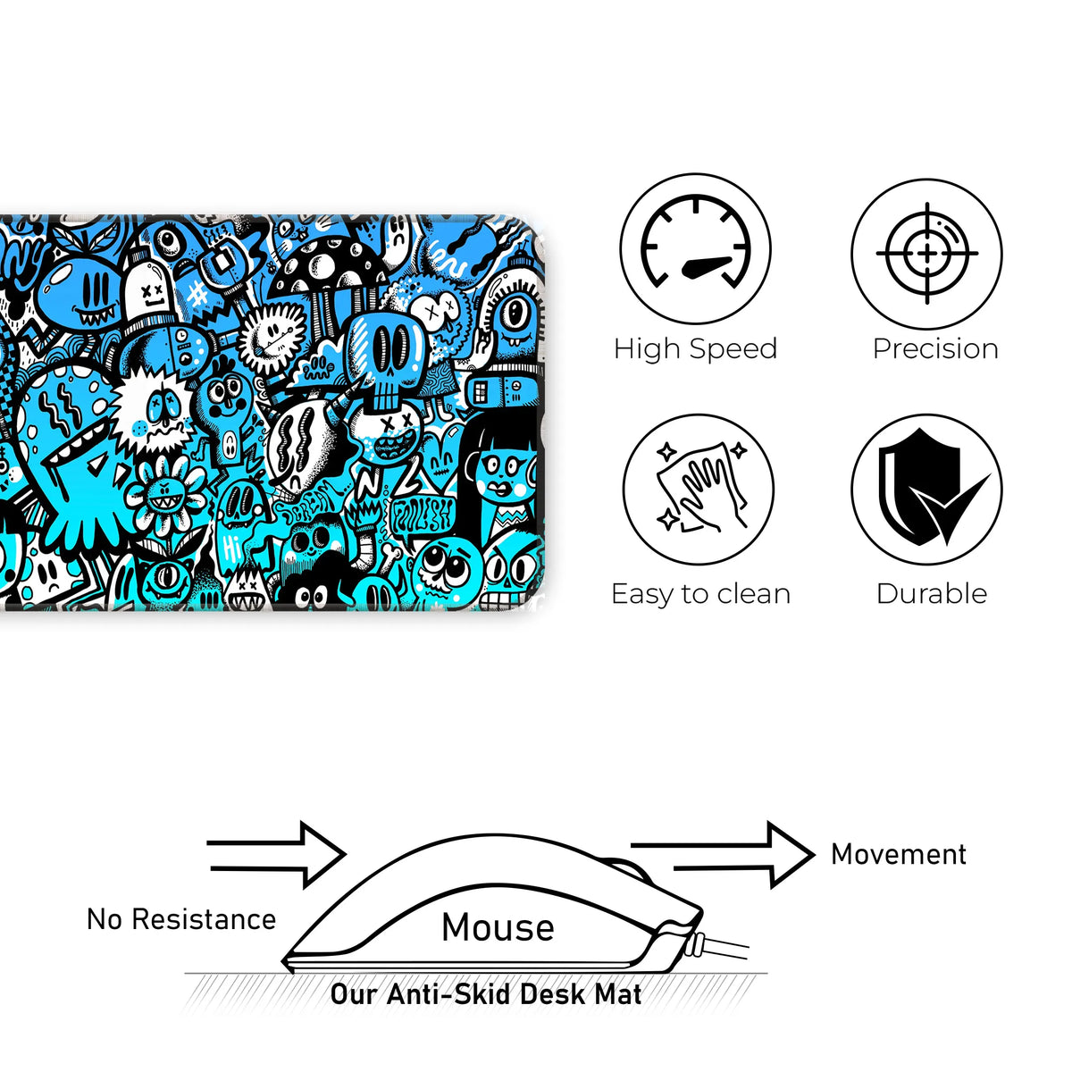 Graffiti Doodle Deskmat