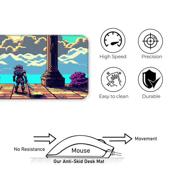 Pixel Art Cat Deskmat