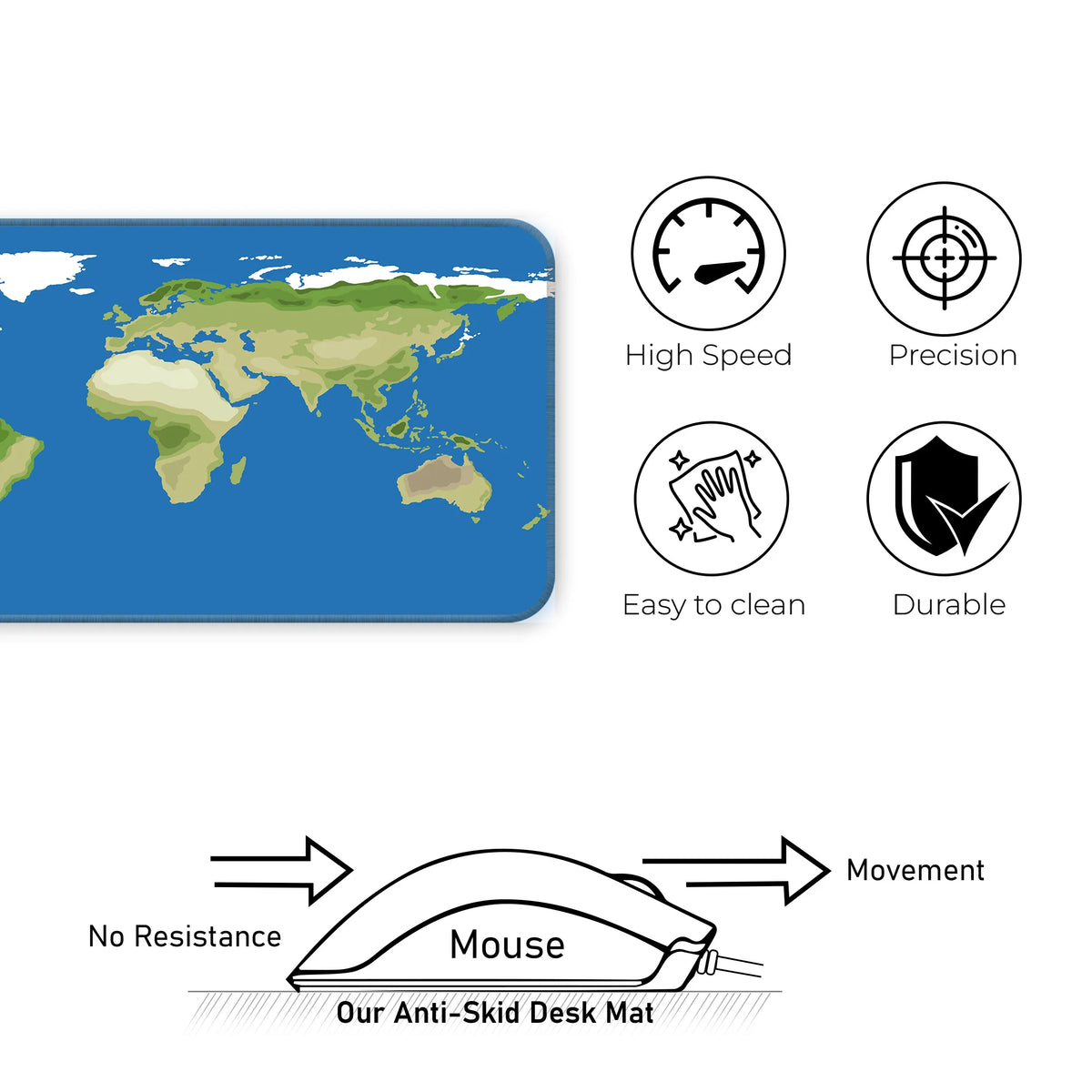 Earth Texture – Terra Contour Edition Deskmat