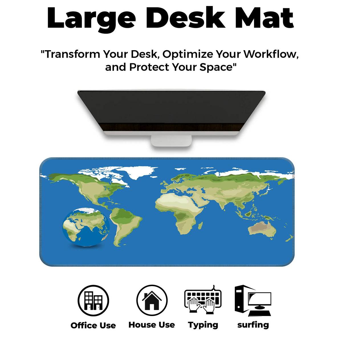 Earth Texture – Terra Contour Edition Deskmat