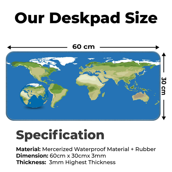 Earth Texture – Terra Contour Edition Deskmat