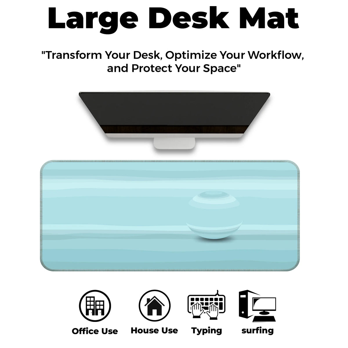 Uranus Texture – Ice Cloud Edition Deskmat